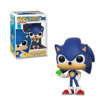 Muneco Funko Pop Sonic The Hedgehog Sonic With Emerald 284