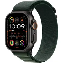 Apple Watch Ultra 2 49 MM/s MX4Q3LW A2986 GPS + Celular – Black Titanium/Dark Green Alpine Loop