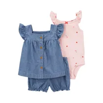 Conjunto Infantil Carter's 1Q467210 Niña 3 PZS