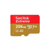Cartão de Memória Sandisk Micro SDXC Extreme 256GB 160MB/s- SDSQXAV-256G-GN6MA