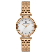 Relogio Analogico Feminino Daniel Klein DK.1.13958-5 Premium Lady / Pulseira de Aço Inoxidável - Rose Gold