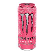 Energetico Monster Sem Acucar Ultra Rosa Lata 500ML