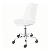 Cadeira Level c/ Rodas LVS-080 1108R White