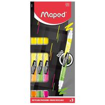 Maped Resaltador Duo X 3 Colores Fluo Neon