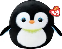 Pelucia Neve Pinguim TY Squishy Beanies - 39284