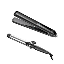 Kit Modelador + Chapinha Ga.Ma Ultra Heat Profissional 928/3682 - Preto