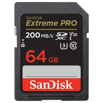 Cartão de Memória Sandisk SD 64G Extreme Pro 200MB/s C10