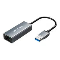 Adaptador USB p/ RJ45 FTX CT-AML1000-Ag USB3.0 Gray