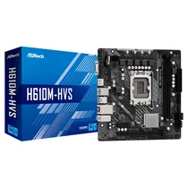 Placa Mãe Asrock H610M-HVS - LGA 1700 - DDR4 - HDMI/VGA - Micro ATX