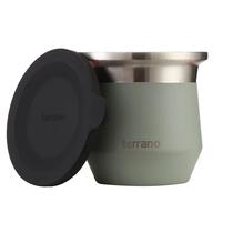 Cuia Terrano Flap com Tapa AC403060467 de 170ML - Olive Green