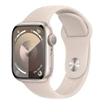 Apple Watch Series 9 MR963LW/A Caixa Aluminio 45MM Estelar – Esportiva Estelar s/M