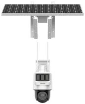 Câmera de Segurança Hikvision DS-2DE2C200IWG-K/4G/C09S20 2.8MM 2MP com Painel Solar
