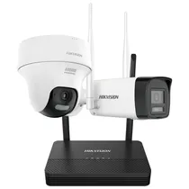CCTV de Vigilancia NVR Hikvision NKS422W02H Kit 4CH / 2 Cam / Wi-Fi 6 / Lan - Preto