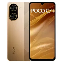 Celular Xiaomi Poco C71 64GB / 3GB Ram / Dual Sim / Tela 6.88" / 32MP - Dourado (Global)
