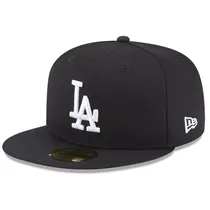 Bone New Era MLB Los Angeles 59FIFTY Preto 7 1-4