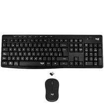 Kit Teclado Sem Fio Logitech Silent Wireless Combo MK295 Espanhol + Mouse - Preto