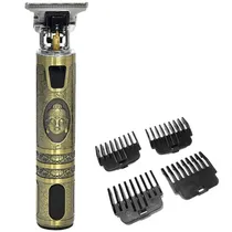 Máquina de Cortar Cabelo More Fitness MF-016 Recarregável - Dourado