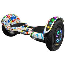 Scooter Eletrico Audisat 10" Bluetooth/Speaker/Bolsa - Grafiti