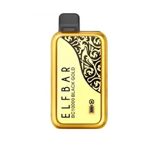 Dispositivo Descartavel Elf Bar BC10000 Black Gold Edition Banana Ice