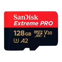 Cartão de Memória Sandisk Micro SDXC Extreme Pro 128GB 200 MB/s- SDSQXCD-128G-GN6MA