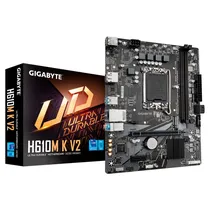 Placa Mãe Gamer Gigabyte H610M K V2 - LGA1700 - DDR5 - HDMI/Displayport - Micro ATX