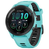 Smartwatch Garmin Forerunner 265 010-02810-02 com Tela Amoled / 5 Atm / 46MM / Wi-Fi / 8GB - Aqua