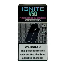 Peach Mango Watermelon Ignite V50 New Edition 5000PUFFS Pod Descartável