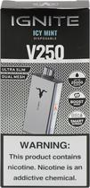 Vape Descartavel Ignite V250 Icy Mint 25000 Puffs Silver