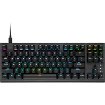 Teclado Gamer Mecânico Corsair K60 Pro TKL RGB USB Opx Óptico - Preto