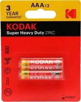 Pilha Kodak Super Heavy Duty Zinc - AAAX2 (2 Unidades)