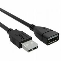 Cabo USB Extensor 5M 2.0 Preto Microfins