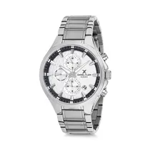 Relógio Analógico Masculino Daniel Klein Exclusive DK12133-1 - Prata