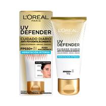 Protector Solar Facial Loreal Paris Uv Defender FPS50+ Hidratacin Intensa 40G