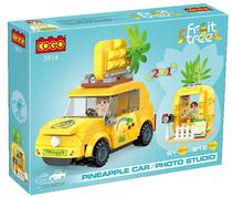 Cogo Pineapple Car/ Photo Studio - 3814 (212 Pecas)