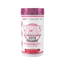 Suplemento Landerfit Women's Protein Biotin + Collagen Strawberry Cheesecake 925GR