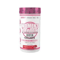 Suplemento Landerfit Women's Protein Biotin + Collagen Strawberry Cheesecake 925GR