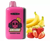 Pod Descartavel Elfbar GH 23000 Puffs - Strawberry Banana