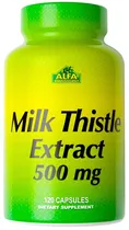 Alfa Vitamins Milk Thistle Extract 500MG (120 Cápsulas)
