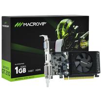 Placa de Vídeo Macrovip 1GB Geforce GT210 DDR3 - Low Profile MV-GT210LP1GD3