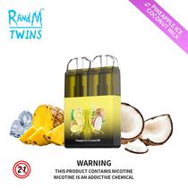 Vap Pod Descartavel Randm Twins 14ML 2 Em 1 / 6000 Puffs - Pineapple Ice / Coconut Milk