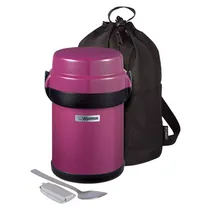 Pote Térmico Zojirushi SL-JBE14VZ com 4 Potes - Ameixa