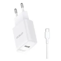 Carregador Oraimo OCW-E66S+C53 10 W com Cabo Tipo C para USB - Branco (Caixa Feia)