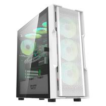 Gabinete Gamer Aigo Darkflah DK431 Glass RGB Mid Tower - Branco