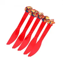 Facas Descartaveis para Festa Party Favlors Spiderman 10PCS