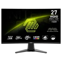 Monitor 27 MSI Mag 27CQ6F Curvo/180HZ/WQHD Preto