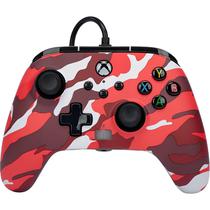 Controle Powera com Fio para Xbox Series X/s/One - Vermelho Camuflado (PWA-A-02492)