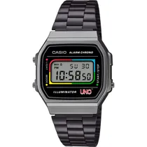 Relógio Casio A168WEUC-1ADR Unissex - Cinza