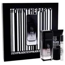 Perfume Carolina Herrera 212 Vip Black H Edp 100ML+SG (Kit)