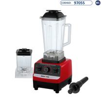 Liquidificador Megastar KC1002 de 800W e 15 Velocidades - 220V 50/60 HZ - Vermelho