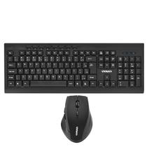 Teclado + Mouse Satellite AK-726G Wireless / Espanhol - Preto